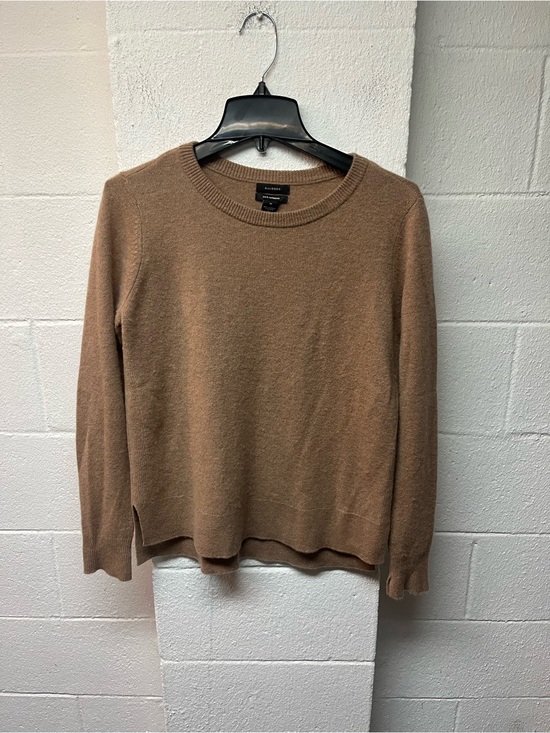 Halogen Sweaters - Halogen Women's Scoop Crewneck Sweater in Camel